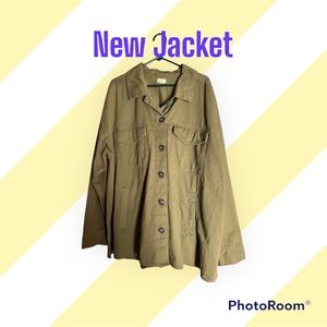 A.N.A Olive Green Jacket
